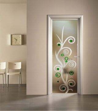 VETRO COLORATO ALOE PER PORTE INTERNE