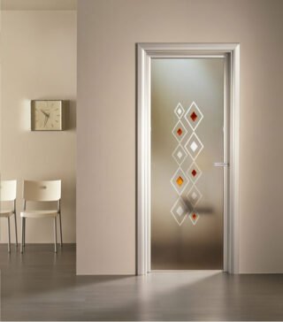 Vetro colorato DIAMOND per porte interne