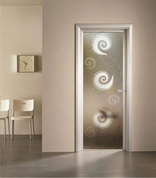 Vetro colorato GALASSIA per porte interne