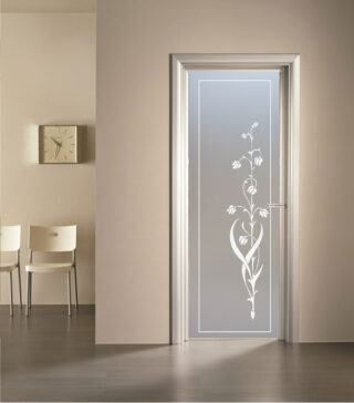 VETRO SABBIATO GEMMA PER PORTE INTERNE