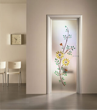 VETRO COLORATO SUNFLOWER PER PORTE INTERNE