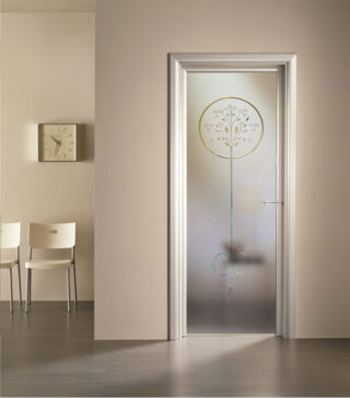 Vetro colorato SILHOUETTE per porte interne