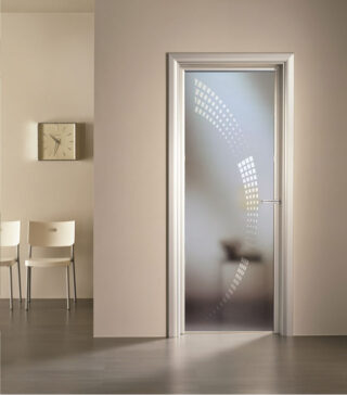 VETRO SABBIATO TALIA PER PORTE INTERNE