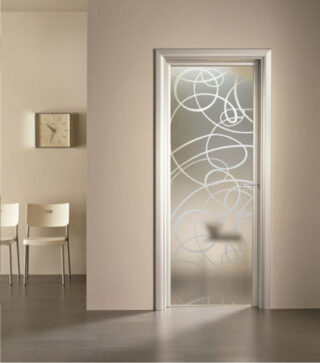 VETRO SABBIATO VORTIX PER PORTE INTERNE